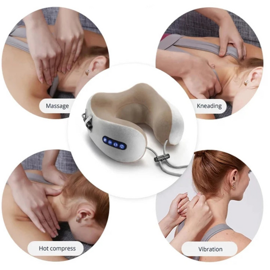 NeckSync 4D Massager White Snabsify