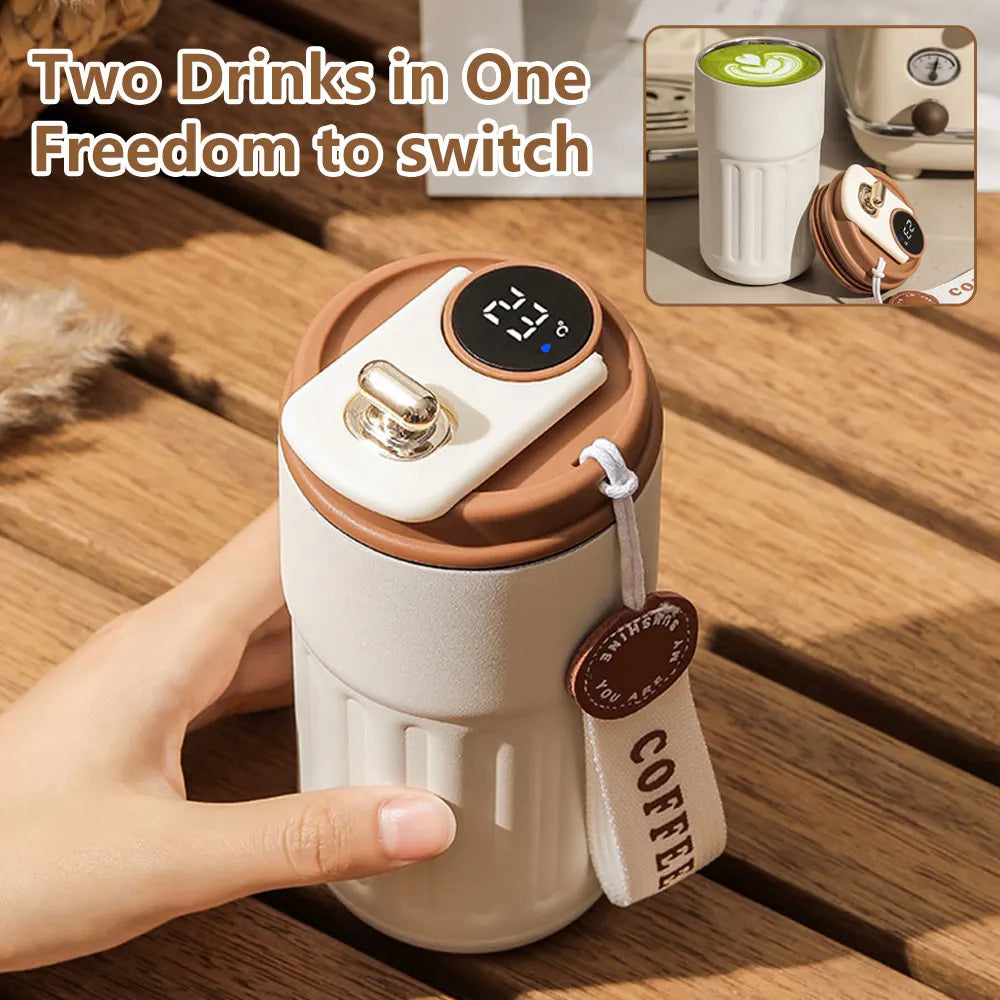FitFlow Bottle White & Brown / 450ml Snabsify