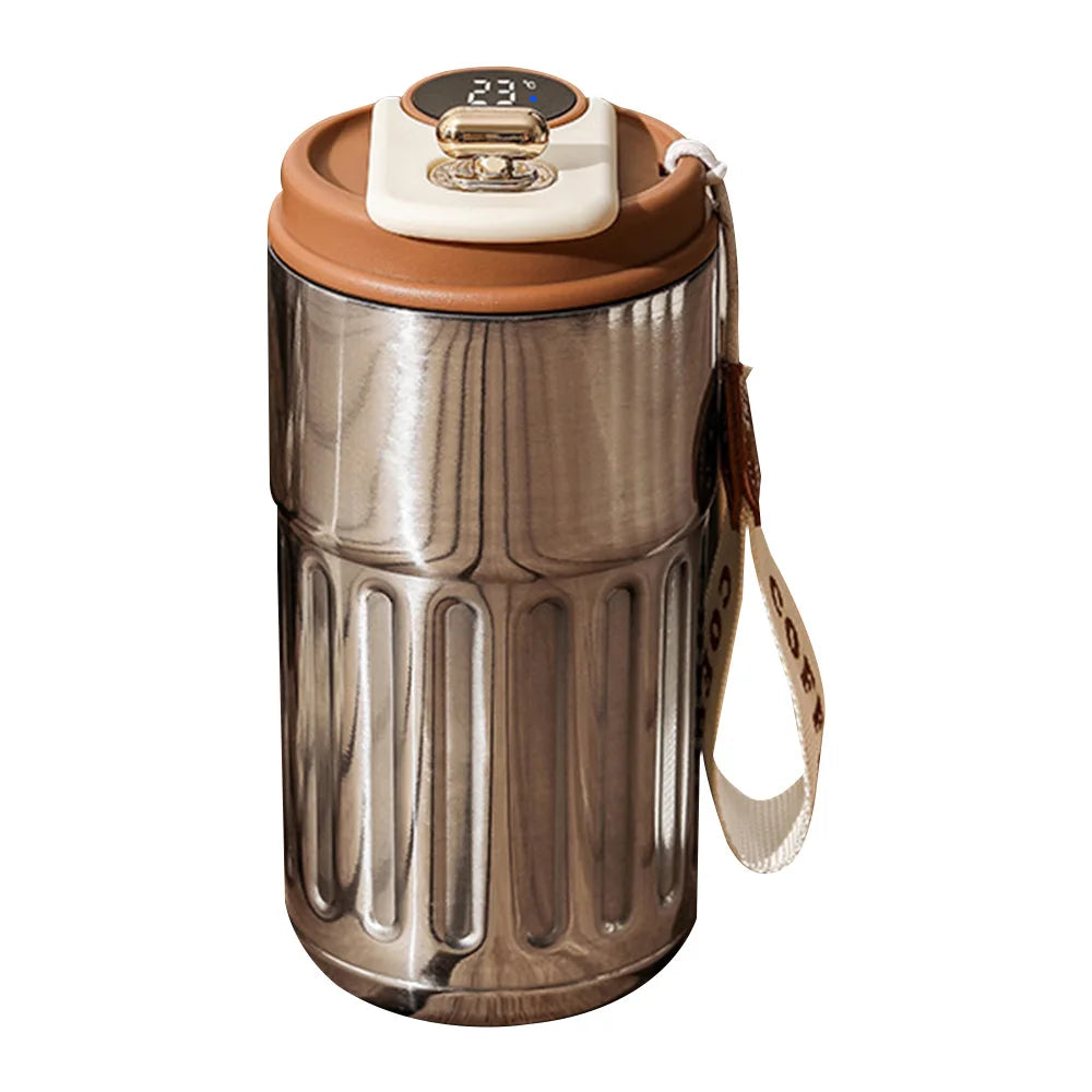 FitFlow Bottle Silver & Brown / 450ml Snabsify