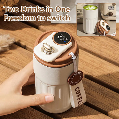 FitFlow Bottle White & Brown / 450ml Snabsify