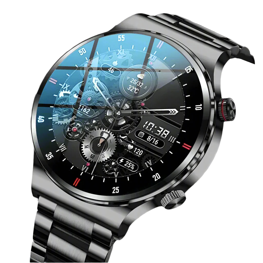 TitanEdge HD Chrono X7 Silver Mesh Belt Snabsify